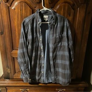 Sonoma Gray and Blue Checkered Shirt